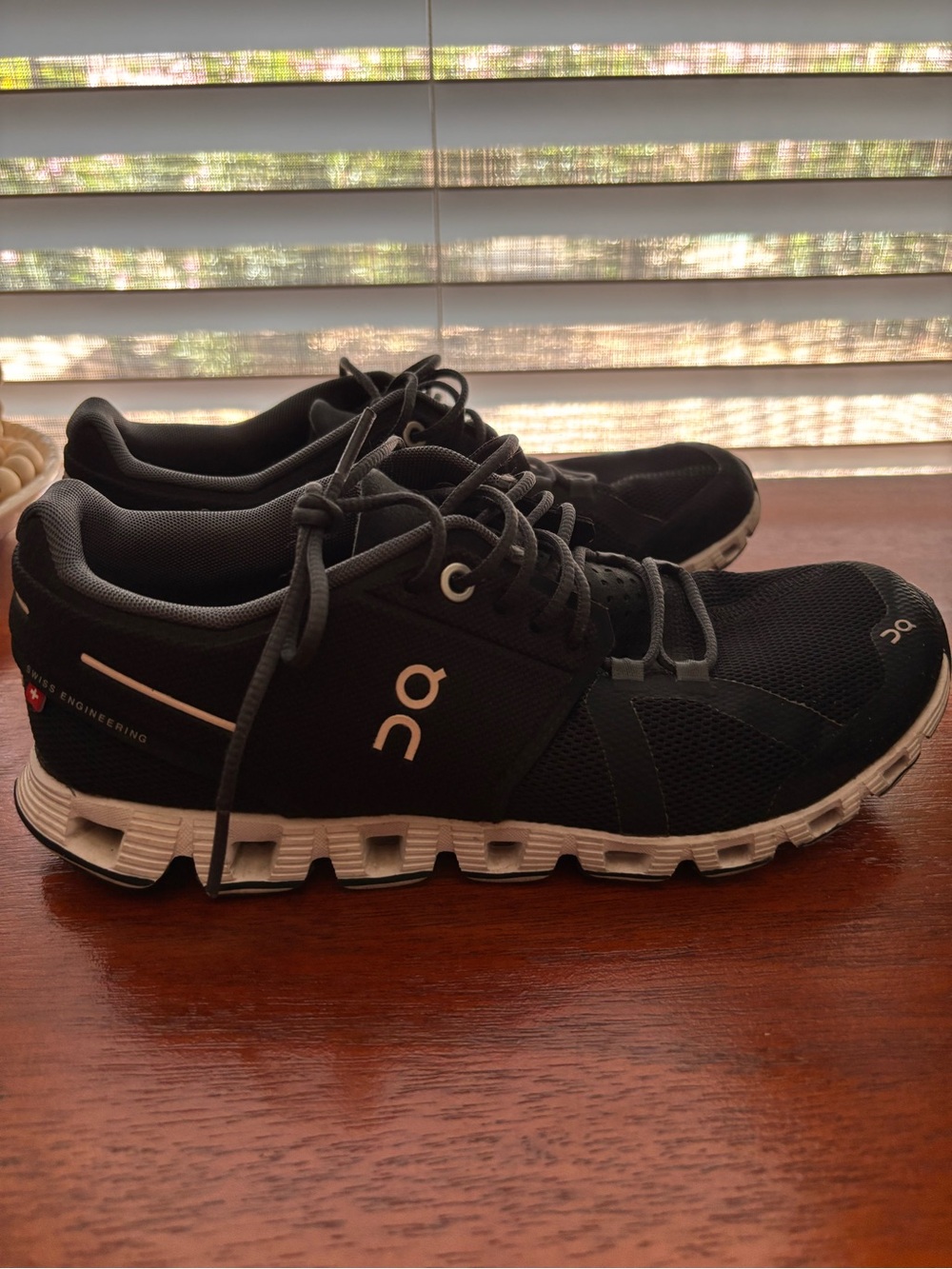 On Running Black and White Men's Running Sneakers